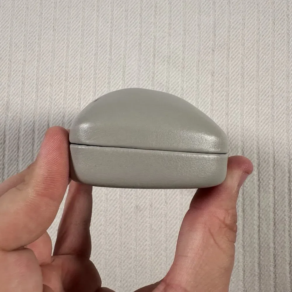 Calvin Klein Eyeglass & Sunglass Hard Case Gray Silver Clam Shell